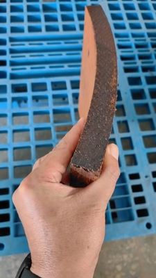 Lớp lót phanh không amiăng màu vàng với nhựa melamine để tăng hiệu suất an toàn