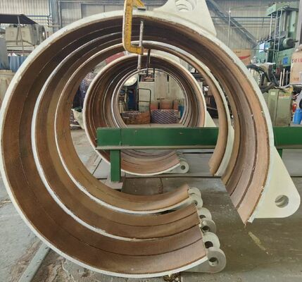 Má phanh dệt không amiăng có cốt dây đồng thau BGO 6100, chịu nhiệt 200°C, dày 5-35mm