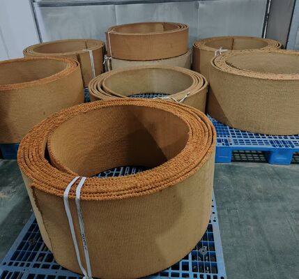 BGO Non Asbestos Woven Brake Lining for Ship Anchor Brake với nhiệt độ hoạt động 200 °C và độ dày 5-35mm